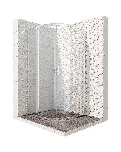 Душевой уголок Ambassador Kingston 80х80 14011106 профиль Хром стекло прозрачное