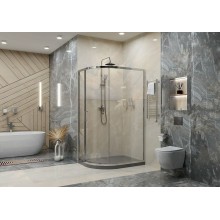 Душевой уголок Ambassador Kingston 120х80 14011117 профиль Хром стекло прозрачное