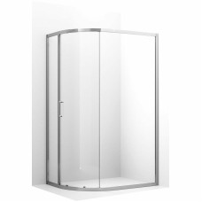 Душевой уголок Ambassador Kingston 120х90 14011118 профиль Хром стекло прозрачное