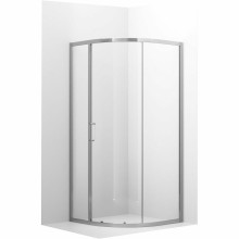 Душевой уголок Ambassador Kingston 100х100 14011113 профиль Хром стекло прозрачное