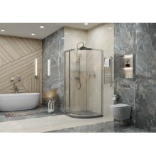 Душевой уголок Ambassador Kingston 100х100 14011113 профиль Хром стекло прозрачное