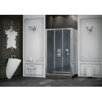 Душевой уголок Ambassador Forsa 110х70 17021102NX-70NX профиль Хром стекло прозрачное