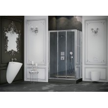 Душевой уголок Ambassador Forsa 120х70 17021103NX-70NX профиль Хром стекло прозрачное