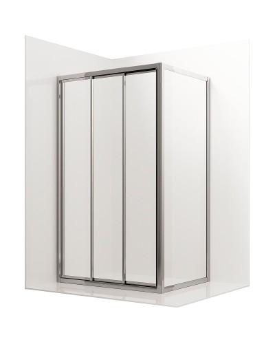 Душевой уголок Ambassador Forsa 120х80 17021103NX-80NX профиль Хром стекло прозрачное