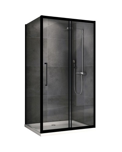 Душевой уголок Abber Schwarzer Diamant 140х100 AG30140BH-S100B профиль Черный стекло прозрачное