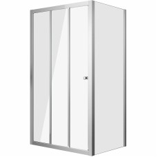 Душевой уголок Grossman Falcon 90х100 GR-D90-P100Fa профиль Хром стекло прозрачное