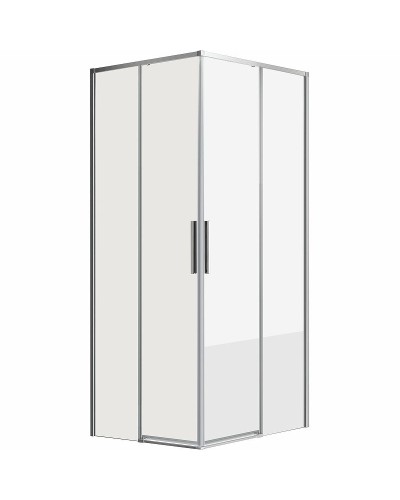 Душевой уголок Grossman Fly 90х90 GR-9090Fl профиль Хром стекло прозрачное