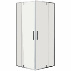 Душевой уголок Grossman Forta 100х100 GR-1010Fo профиль Хром стекло прозрачное
