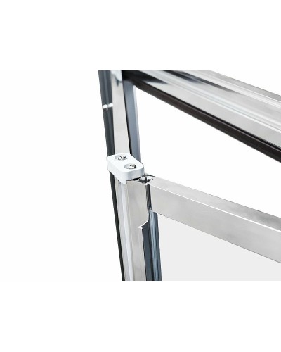 Душевой уголок Grossman Alba 90х90 GR-9090Al2 профиль Хром стекло прозрачное