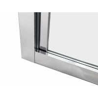 Душевой уголок Grossman Advans 100х100 GR-1010Ad профиль Хром стекло прозрачное