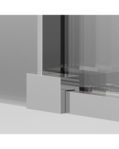 Душевой уголок Ambassador Intense 150x90 110021104IX-90IX профиль Хром стекло прозрачное