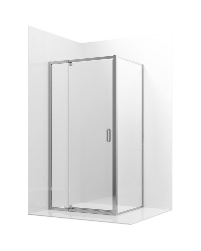 Душевой уголок Ambassador Elysium 80x90 111021102KX-90KX профиль Хром стекло прозрачное