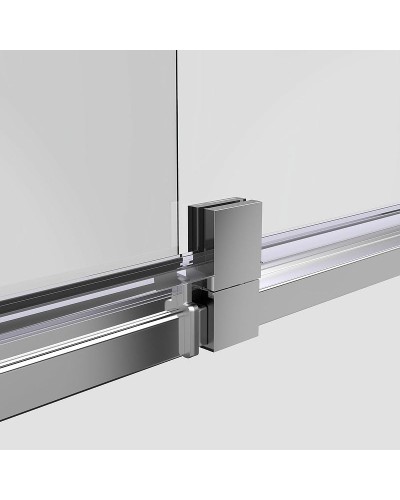 Душевой уголок Ambassador Elysium 80x90 111021102KX-90KX профиль Хром стекло прозрачное