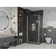 Душевой уголок Ambassador Elysium 100x80 111011111CX-80CX профиль Хром стекло прозрачное