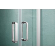 Душевой уголок Aquatek 80х80 AQNAA2142-80 профиль Хром стекло прозрачное