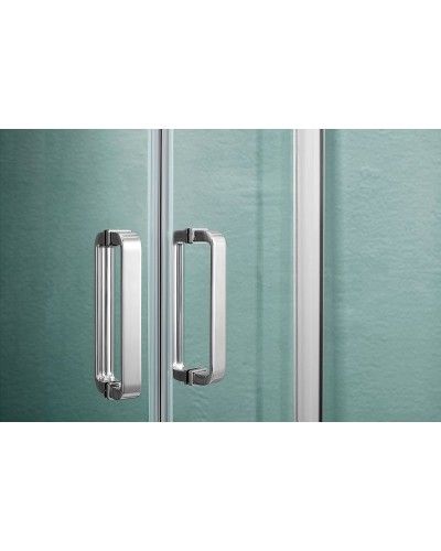 Душевой уголок Aquatek 80х80 AQNAA2142-80 профиль Хром стекло прозрачное