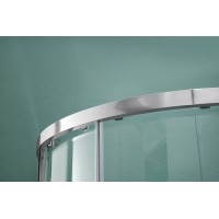 Душевой уголок Aquatek 80х80 AQNAA2142-80 профиль Хром стекло прозрачное