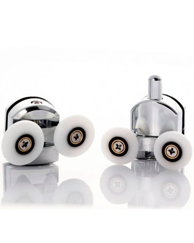 Душевой уголок Abber Schwarzer Diamant 110x70 AG30110H-S70-S70 профиль Хром стекло прозрачное