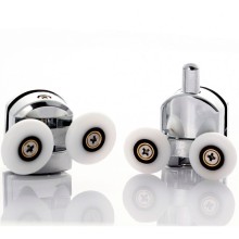 Душевой уголок Abber Schwarzer Diamant 120x90 AG02129H профиль Хром стекло прозрачное