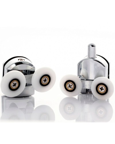 Душевой уголок Abber Schwarzer Diamant 100x100 AG30100H-S100-S100 профиль Хром стекло прозрачное