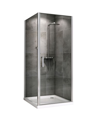 Душевой уголок Abber Sonnenstrand 100x70 AG04100-S70 профиль Хром стекло прозрачное