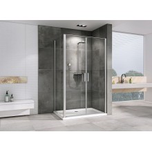 Душевой уголок Abber Sonnenstrand 100x90 AG04100C-S90 профиль Хром стекло прозрачное