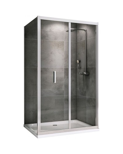 Душевой уголок Abber Sonnenstrand 100x90 AG07100-S90 профиль Хром стекло прозрачное