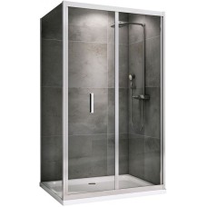 Душевой уголок Abber Sonnenstrand 100x100 AG07100-S100 профиль Хром стекло прозрачное