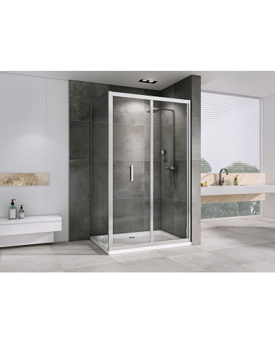 Душевой уголок Abber Sonnenstrand 110x80 AG07110-S80 профиль Хром стекло прозрачное