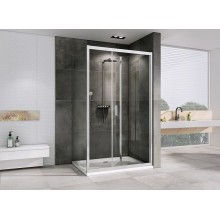 Душевой уголок Abber Sonnenstrand 120x80 AG07120-S80 профиль Хром стекло прозрачное