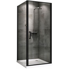 Душевой уголок Abber Sonnenstrand 90x100 AG04090B-S100B профиль Черный стекло прозрачное