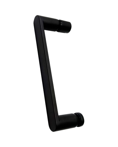 Душевой уголок Abber Sonnenstrand 100x100 AG04100BC-S100B профиль Черный стекло прозрачное