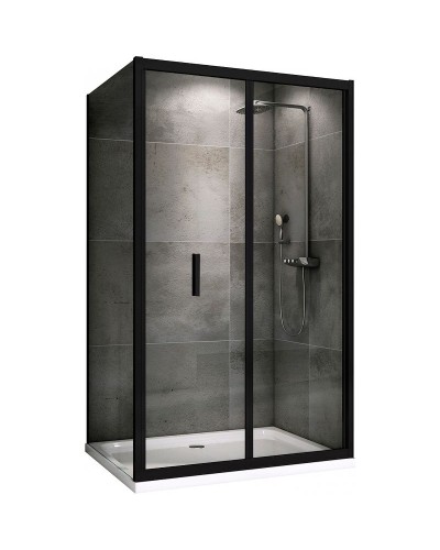 Душевой уголок Abber Sonnenstrand 90x100 AG07090B-S100B профиль Черный стекло прозрачное