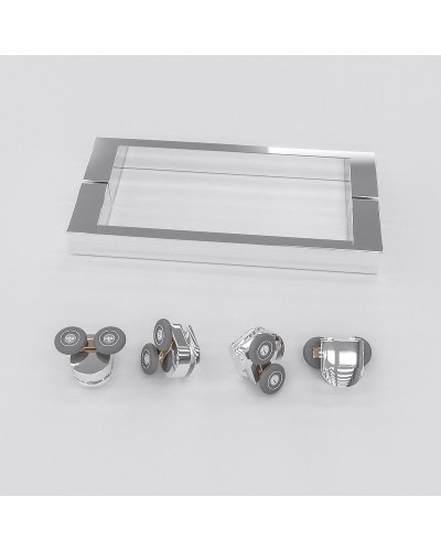 Душевой уголок RGW Classic CL-48 110x80 32094881-011 профиль Хром стекло прозрачное