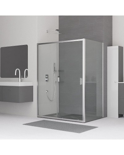 Душевой уголок RGW Classic CL-48 110x90 32094891-011 профиль Хром стекло прозрачное