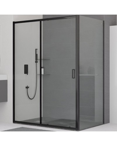 Душевой уголок RGW Classic CL-48B 110x100 32094801-014 профиль Черный матовый стекло прозрачное