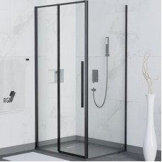 Душевой уголок RGW Stilvoll SV-42B 110x100 32324210-014 профиль Черный стекло прозрачное