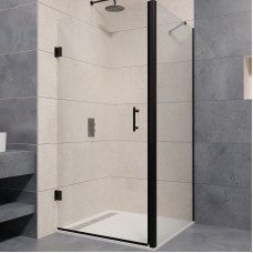 Душевой уголок RGW Passage PA-36B 80x100 41083680-014 профиль Черный стекло прозрачное