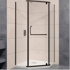 Душевой уголок RGW Passage PA-081B 90x90 35088199-14 профиль Черный стекло прозрачное