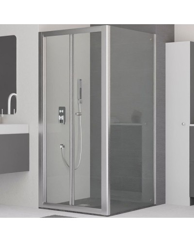 Душевой уголок RGW Classic CL-31 80x80 04093188-011 профиль Хром стекло прозрачное