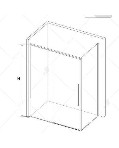 Душевой уголок RGW Stilvoll SV-42B 100x80 32324280-014 профиль Черный стекло прозрачное