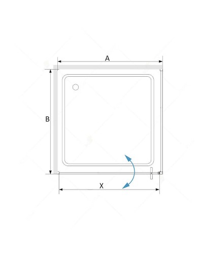 Душевой уголок RGW Stilvoll SV-43 80x100 06324380-011 профиль Хром стекло прозрачное