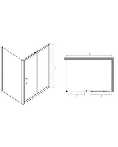 Душевой уголок RGW Passage PA-74B 120x80 410874128-14 профиль Черный стекло прозрачное