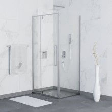 Душевой уголок RGW Stilvoll SV-44 90x100 06324490-011 профиль Хром стекло прозрачное