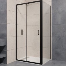 Душевой уголок RGW Passage PA-74B 180х80 410874188-14 профиль Черный стекло прозрачное