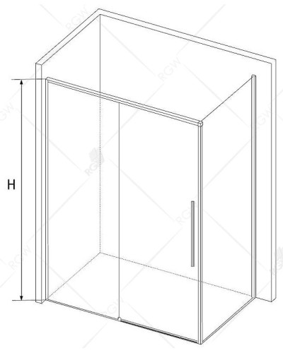 Душевой уголок RGW Stilvoll SV-42 150х100 32324250-011 профиль Хром стекло прозрачное