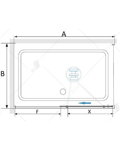 Душевой уголок RGW Stilvoll SV-42 150х100 32324250-011 профиль Хром стекло прозрачное