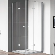 Душевой уголок Cezares Eco 100x100 ECO-O-AS-2-100-C-Cr профиль Хром стекло прозрачное