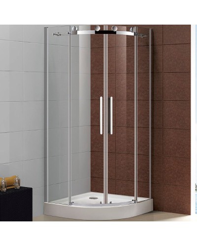 Душевой уголок Cezares Stylus-M 90x90 STYLUS-O-M-R-2-90-C-Cr профиль Хром стекло прозрачное