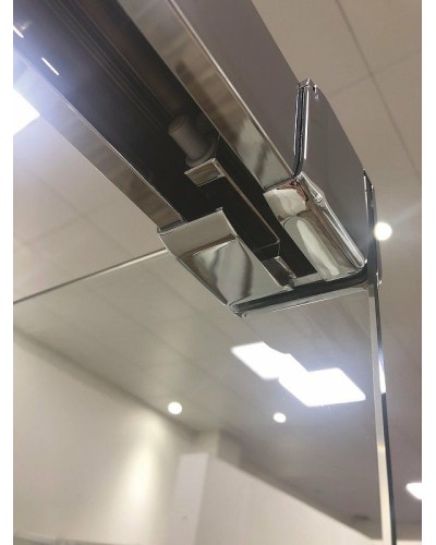 Душевой уголок Cezares Tandem-Soft 120x80 TANDEM-SOFT-AH-2-120/80-C-Cr-IV профиль Хром стекло прозрачное